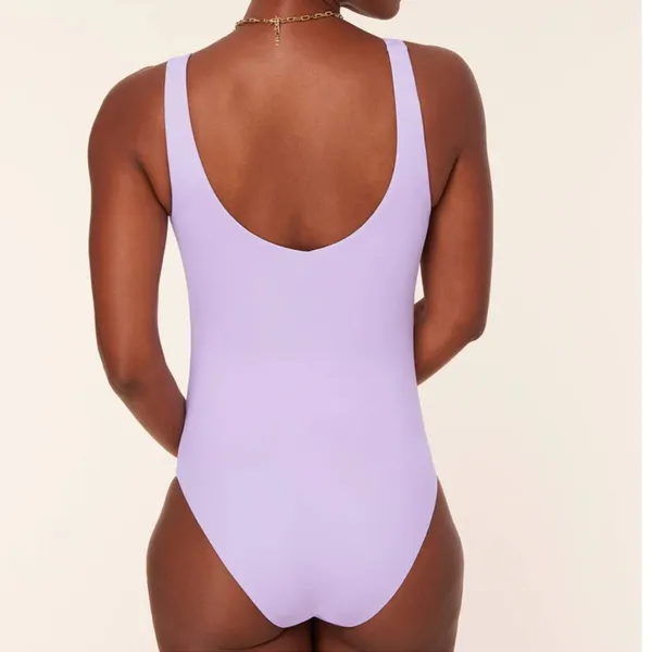 Andie The‎ Bonita One Piece Swimsuit Lavender Purple size S NWT - Image 7
