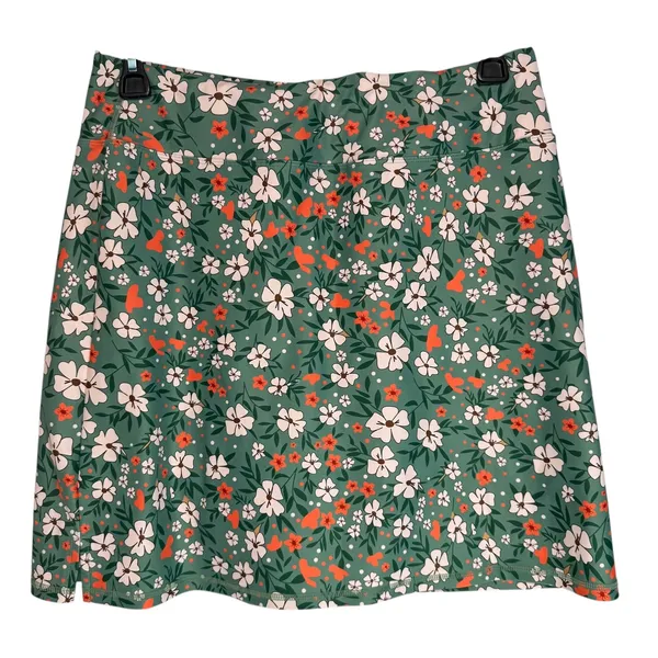 Loukeith Women Floral Print Green Skort Athletic‎ Golf Tennis Skirt Size L - Image 9