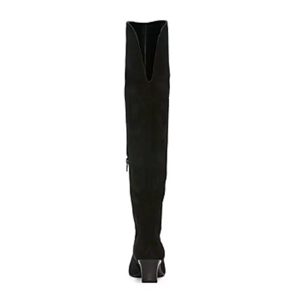 NWT WORTHINGTON Palmetto Valto‎ Faux Suede Over the Knee Black Boots Size 6 New - Image 2