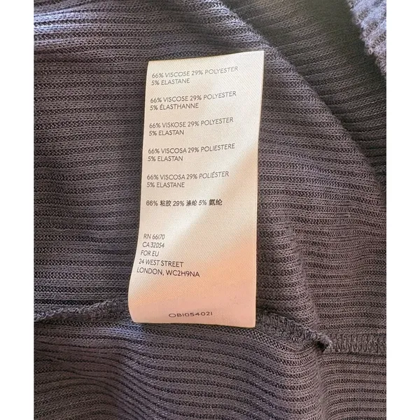 Free People $98 We The Free Winter Tunic Mini Dress Tunic V-Neck Navy M - Image 8