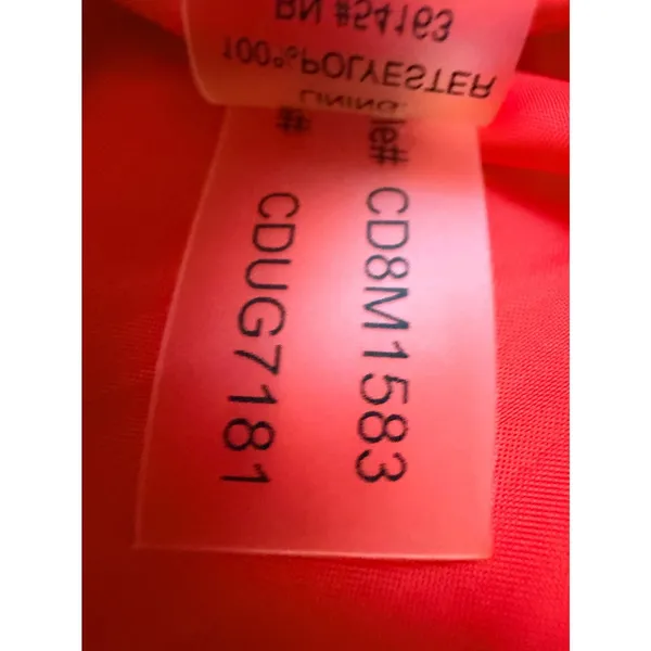 NWT Calvin Klein Fire Red Linen Blend Pintuck Fit & Flare Dress 10 CD8M1583 - Image 8