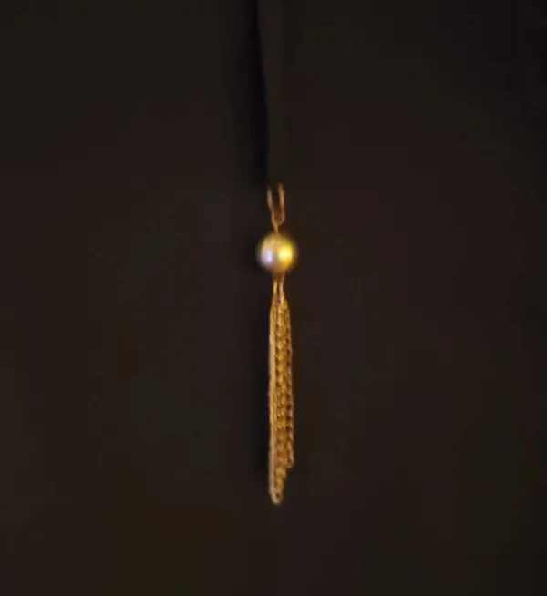 Classic Gold Embellished Blouse - Image 4