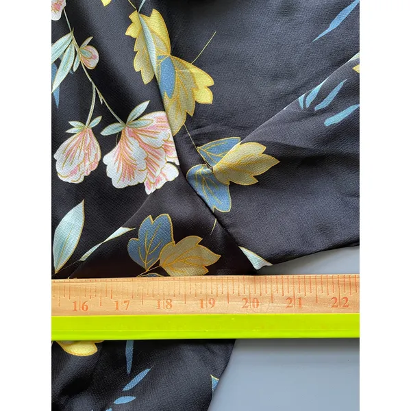 Baltic Born Black Sicily Maxi Floral Satin Dress Size XXL - Image 13