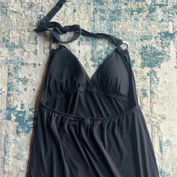 Women’s Black Coverup Dress Size XL - Image 3