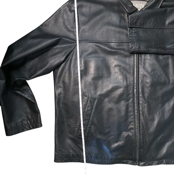Wilsons Leather Genuine Black Leather Thinsulate Jacket 2XL - Image 8