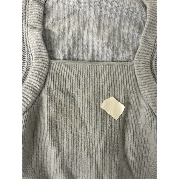 RTR NAADAM Blue Fisherman Layered Sweater Size Small S Wool/Cashmere soft cozy - Image 7