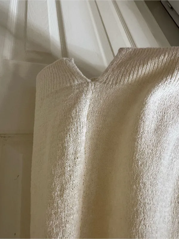 Old Navy Cream Knit Tank Top - Image 4