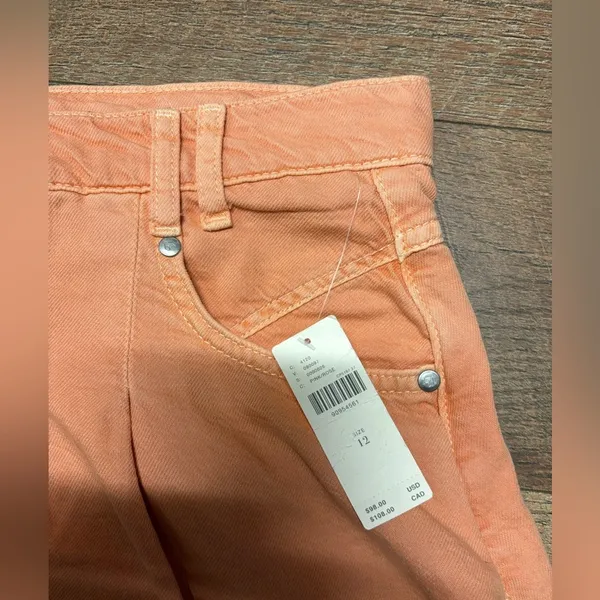 NWT Pilcro Anthropologie Pleated Micro Denim Skirt Size 12 - Image 5