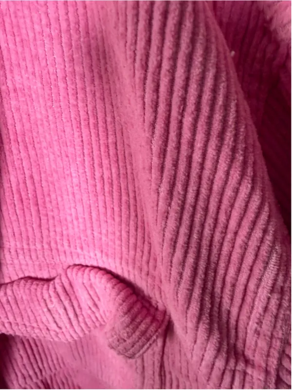 POL Pink Corduroy Raw Hem Jacket Size L EUC - Image 11