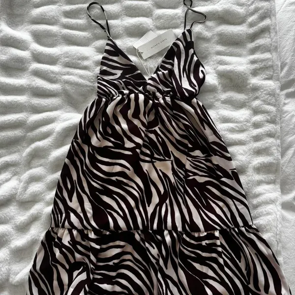 Altar'd State Brown Zebra Dress - Image 2