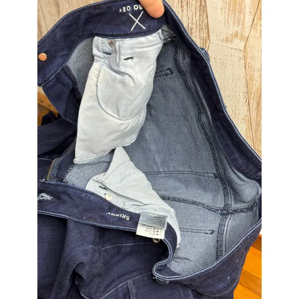 American Eagle Outfitters Women's Skinny‎ Jeans Dark Wash Size 16 - Image 9