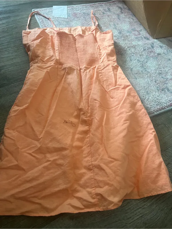 Aritzia Sunday Best QUAINT DRESS - Apricot - Image 9