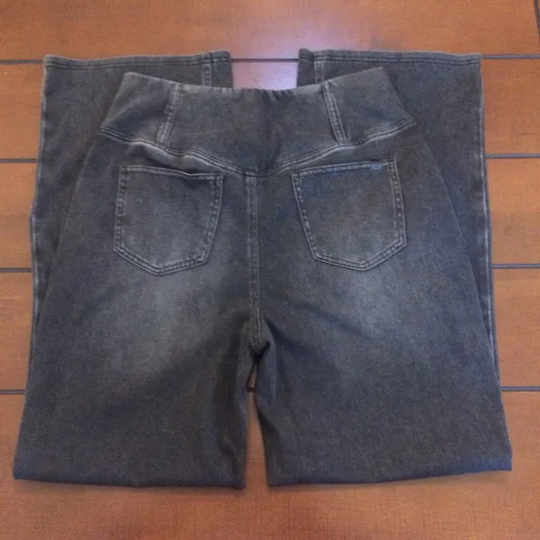 NWT Halara flex denim black large pants jeans - Image 5