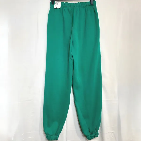 DSG Women Classic Fleece Cinch Sweatpant Melted‎ Emerald Green Small Jogger NEW - Image 3