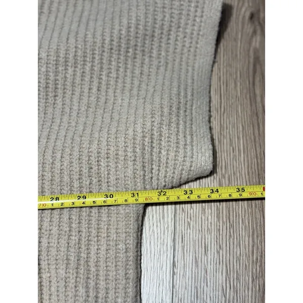 Aerie Women's Beige Chunky Knit Cardigan Sweater Short Sleeve‎ Size S Oversized - Image 5