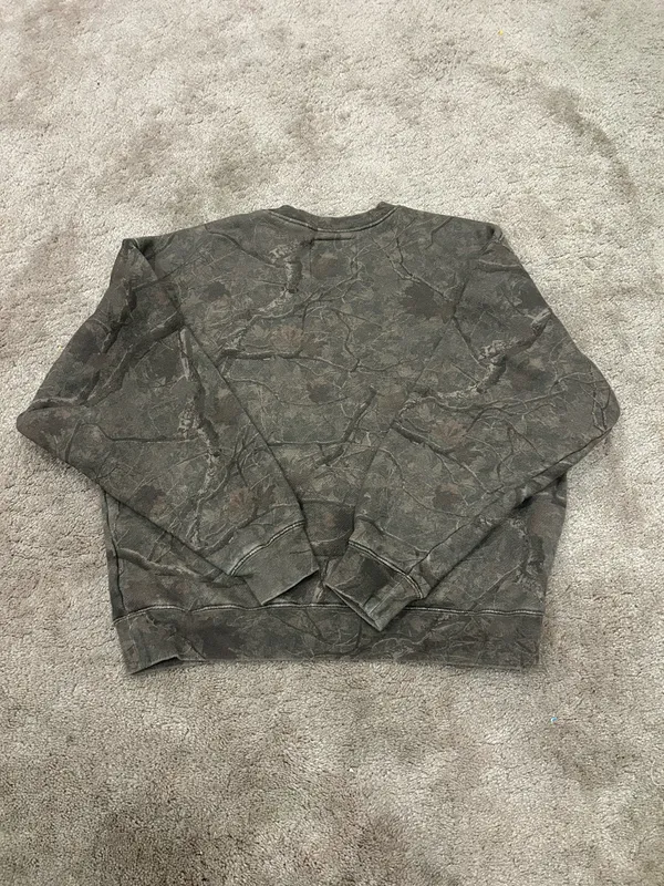 Dairy Boy Brown River Camo Crewneck Sweatshirt Small - Image 7