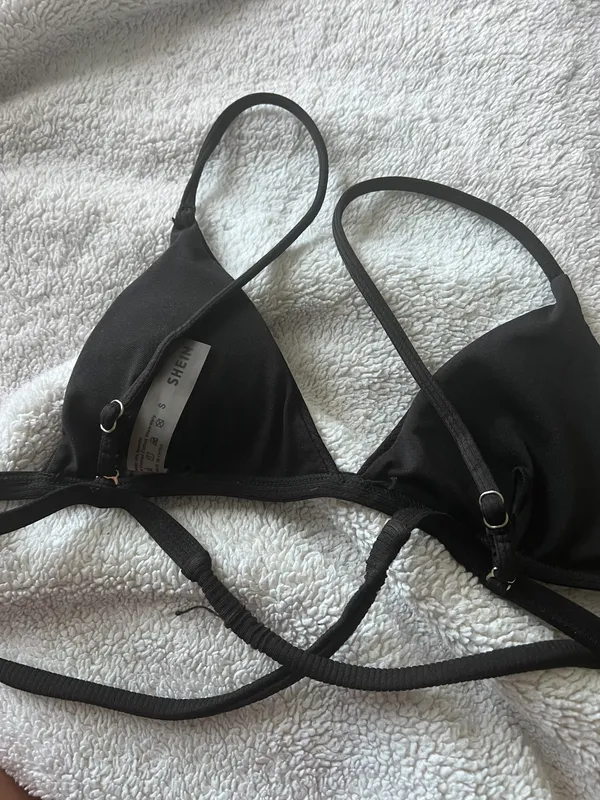 SheIn Black Bathing Suit Top - Image 2