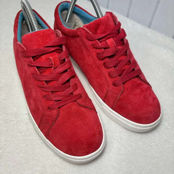 UGG Karine Tango Red (TNGO) Suede Wool Women Sneaker 1015044‎ Size 9 - Image 2
