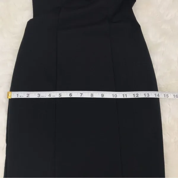 FINDERS KEEPERS Black Lace Up Fitted Midi Dress Sleeveless Party Size XXS‎ - Image 15