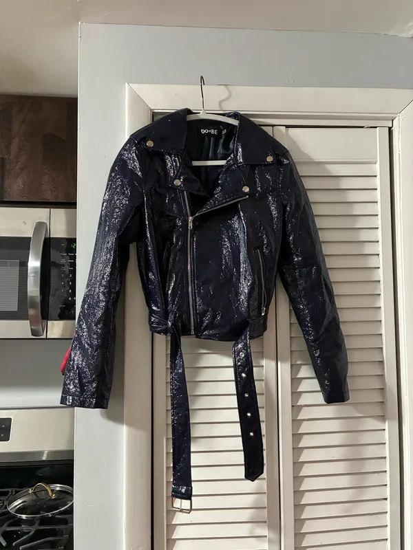 Do + Be. Navy biker jacket. Worn once  - Image 3