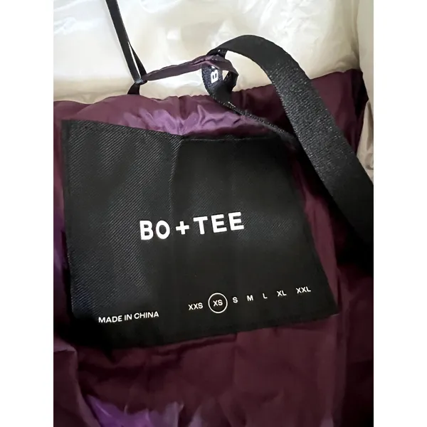 Bo+Tee Oh Polly Waterproof Burgundy Cream Belted Layered Ski Suit Insulated XS - Image 8