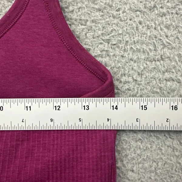 Lululemon Ebb To Street Tank Top Pomegranate Pink Athletic Athleisure Women's 8 - Image 6