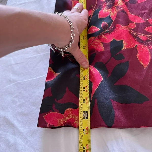Elie Tahari Flower Ombré Pleated Print Dress size 4 like new - Image 5