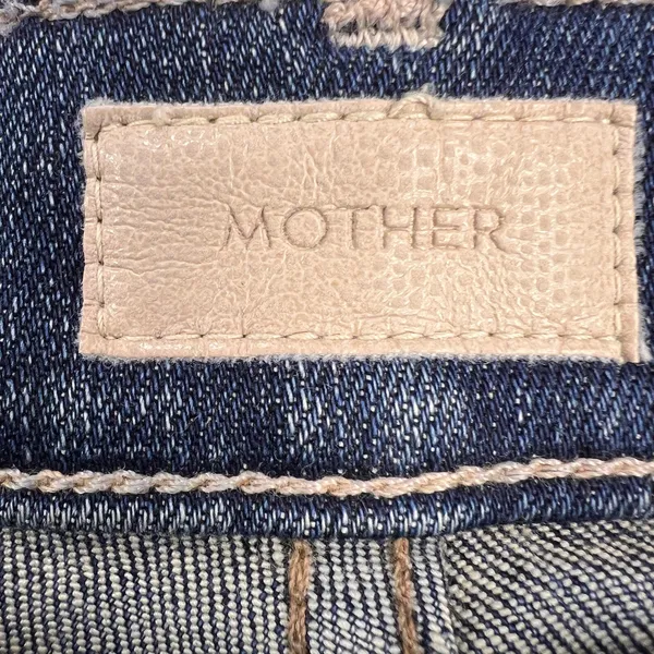 MOTHER Denim The Insider Crop Jeans Double Trouble Wash Mid Rise Size 25 - Image 5