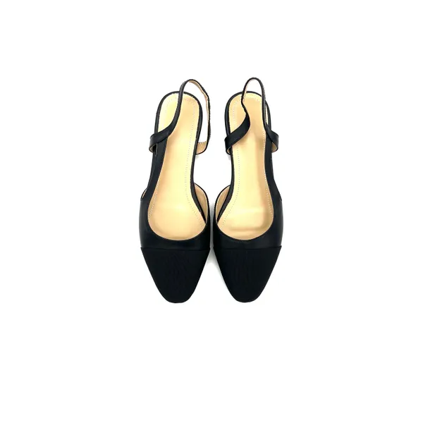 Genuine Leather Sandals Loafers Flats Slip On Office Shoes Pumps Sling back - Image 7