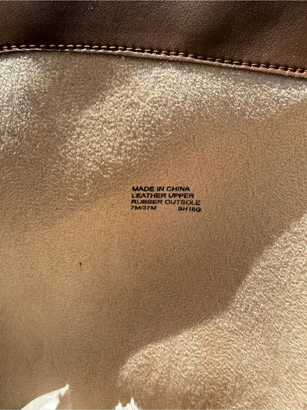 Michael Kors Heather Boots Women’s Brown Leather Knee High Riding Logo Strap - Image 10