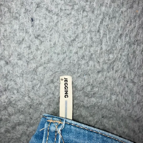 Garage Jeans Women 28x29 Light Wash Low‎ Rise Stretch Denim Slim Fit Skinny - Image 10