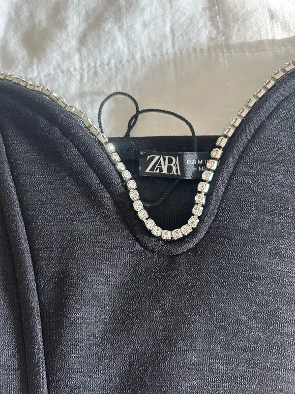 Zara studded black corset top  - Image 4