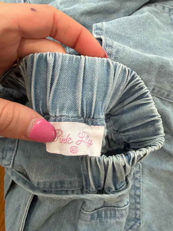 Pink Lily Soft Denim Romper - Image 3