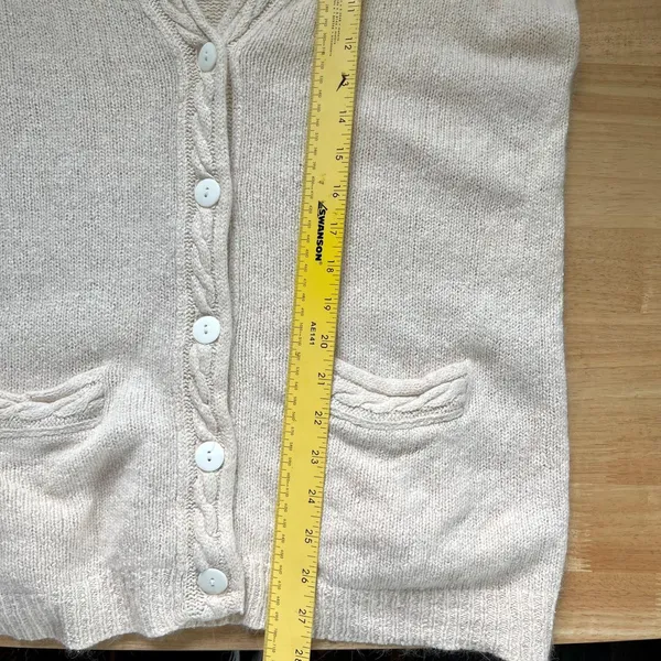 Segue Women's Cream and Tan Cardigan - Image 6