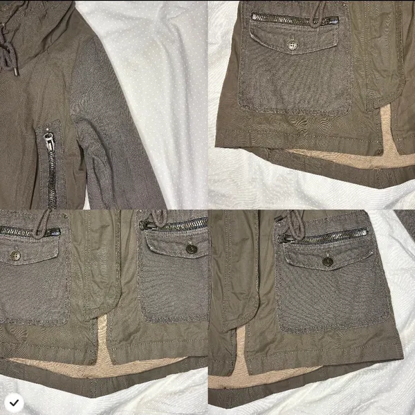 Zara Basic Utility Field Size XSmall Jacket - Image 5