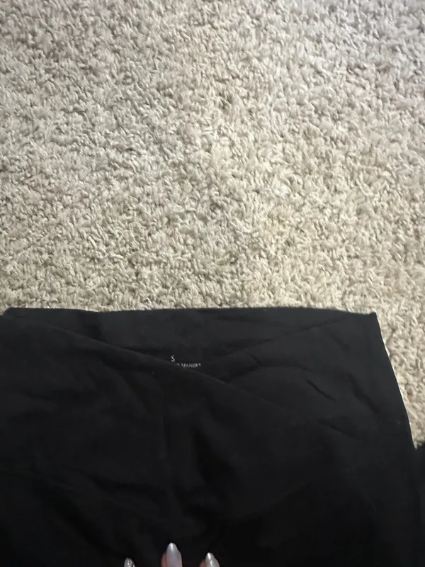 Amazon Flare Leggings Crossover Black - Image 3