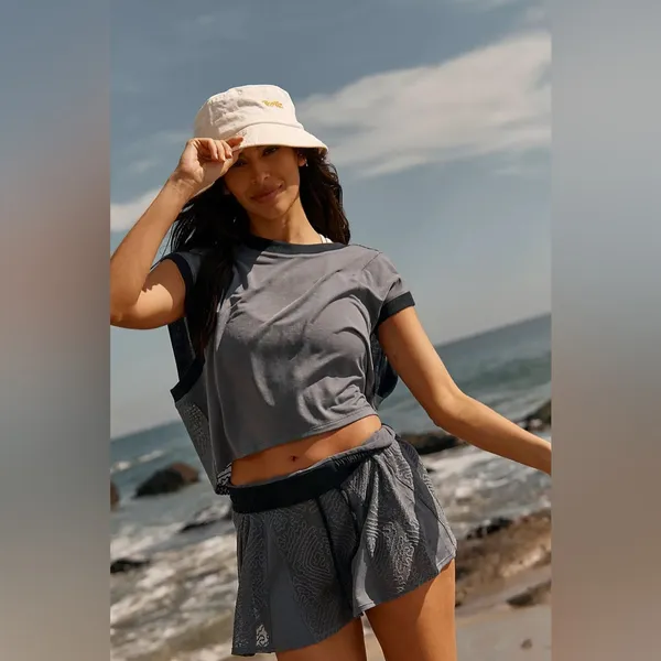 NWT Free People Movement Good Sport Tee In Nightshade MSRP $68 - Image 2