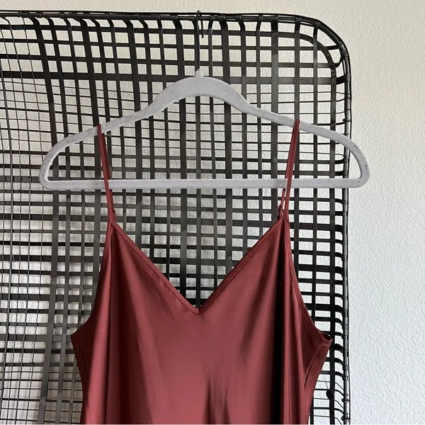 ALLSAINTS Hera satin slip dress - Image 2
