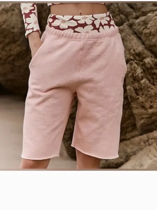 NWOT Free People Movement For The Win Long Short Heather Pink Gray X - Small - Image 4
