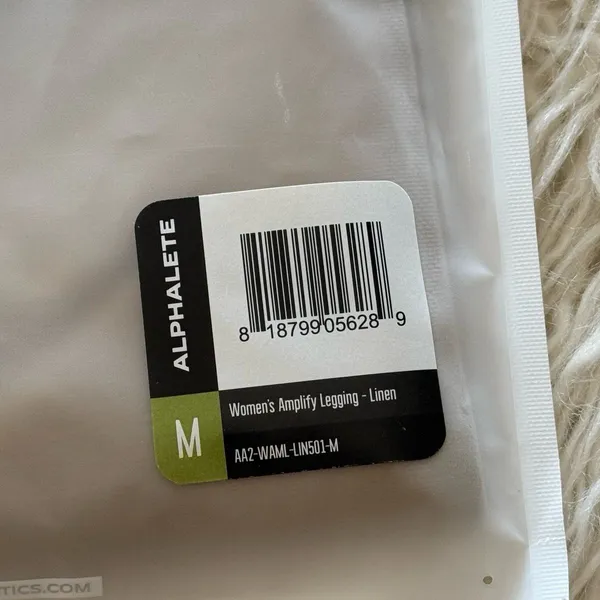 Alphalete Amplify Leggings Linen Size Medium - Image 3