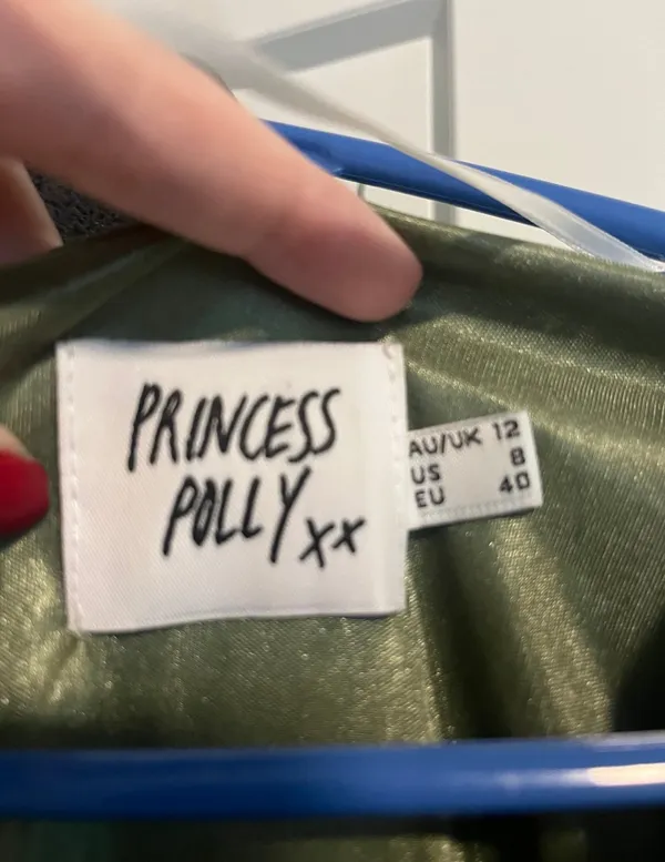 Princess Polly green flowy dress - Image 4