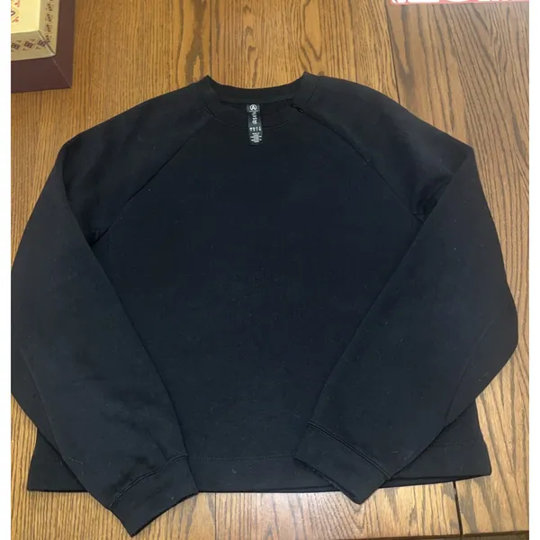 Askya Lord & Taylor Women black‎ zip closure pullover sweatshirt NWOT Size Large - Image 12