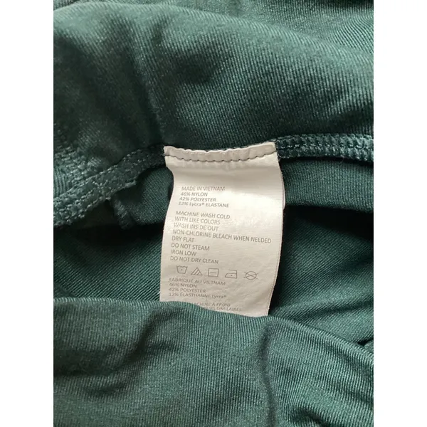 prAna Women Green High Waisted Yoga Leggings Athletic Tights Size Small - Image 5