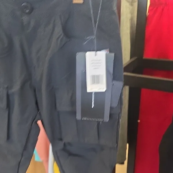 Jordan Black Utility Cargo Pants Size 6 - Image 4