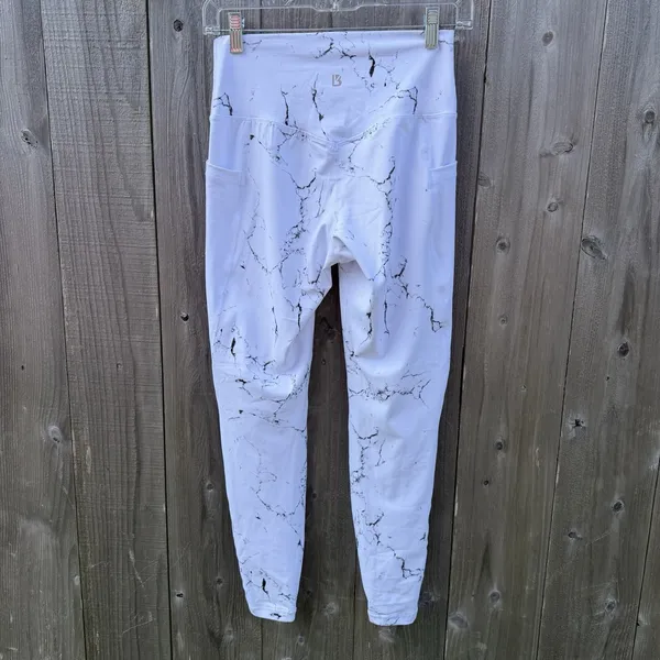 Buffbunny Limitless Collection Sz Medium White Marble Elysium Athleisure Pockets - Image 2