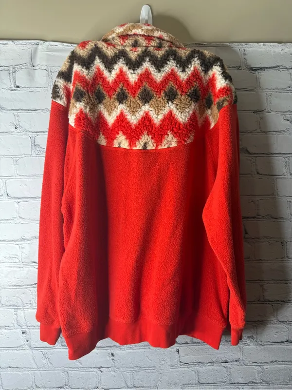 Aerie hometown holiday 1/4 zip fleece sweatshirt - Image 9