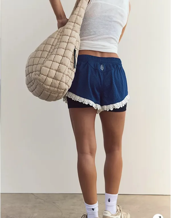 Free People Movement Tip Off Shorts Pink - Image 3