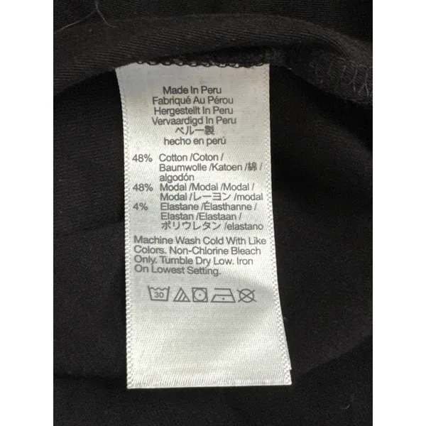 Madewell Black Ruched V-Neck Top Women Small Whimsical Grunge - Image 4