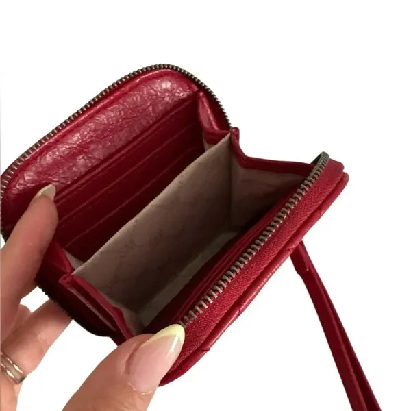 Steve Madden Red Quilted Wallet - Image 3