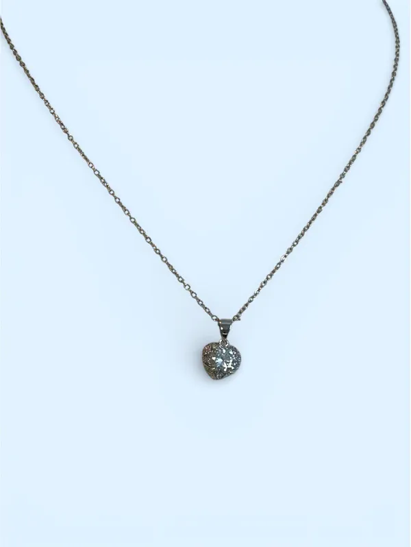 GRA Certified Moissanite Heart Pendant Necklace - Image 2